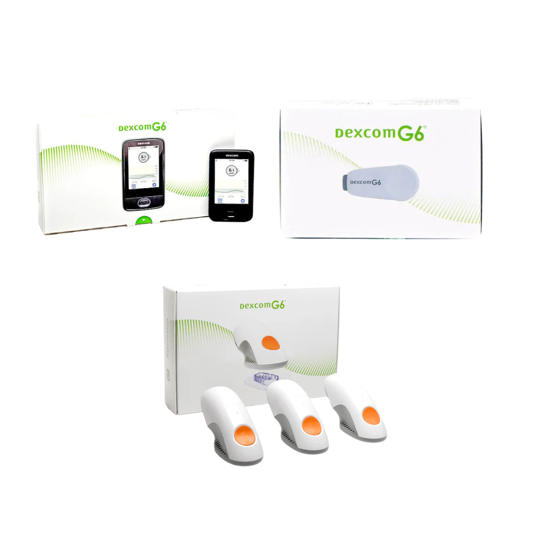 Dexcom G6 Bundle: 3-Pack Sensors + Transmitter + Receiver